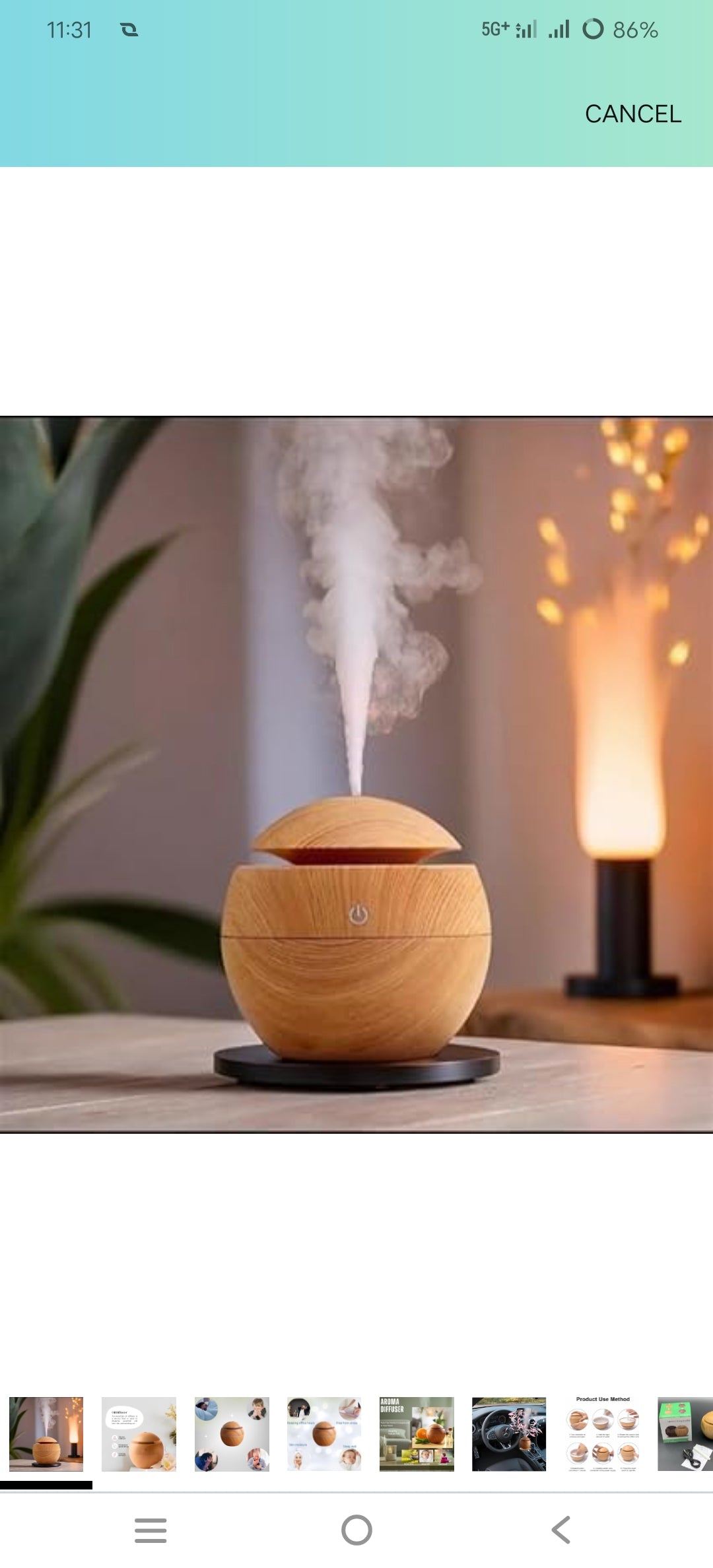 Humidifiers Essential Oil Diffuser Aroma Air Humidifier for Car, Office, Babies, Humidifiers for Home, Air Humidifier for Room (Random Colour)