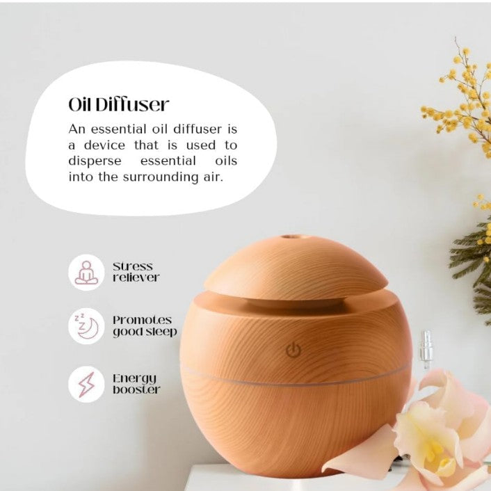 Humidifiers Essential Oil Diffuser Aroma Air Humidifier for Car, Office, Babies, Humidifiers for Home, Air Humidifier for Room (Random Colour)