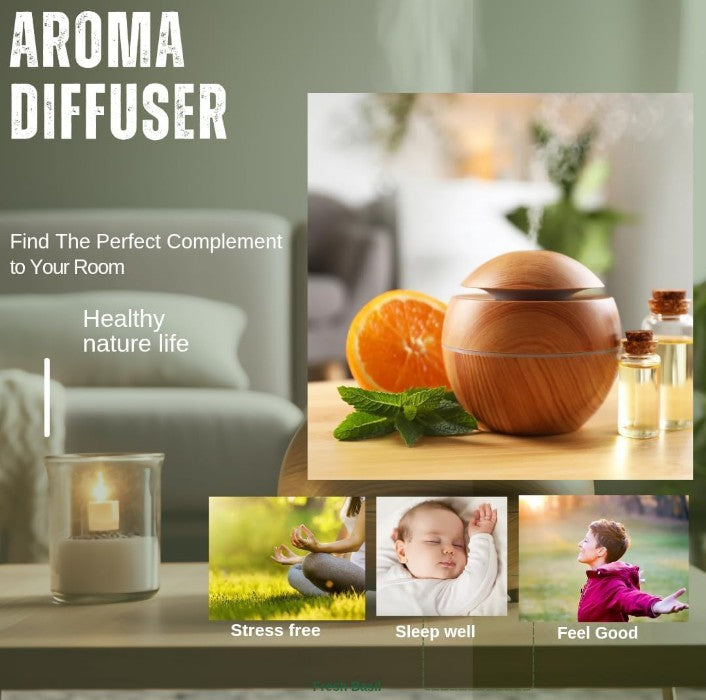 Humidifiers Essential Oil Diffuser Aroma Air Humidifier for Car, Office, Babies, Humidifiers for Home, Air Humidifier for Room (Random Colour)