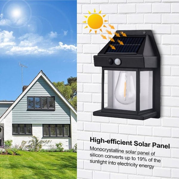 EcoGlow: Solar-Powered Motion Sensor LED Bulb with Auto Charging & Dusk-to-Dawn Lighting for Outdoor, Patio & Garden