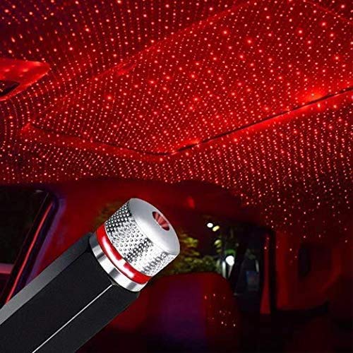 StarLite: USB-Powered Star Projector & Night Lamp with Adjustable Ambient Lighting for Car, Bedroom & Party Décor