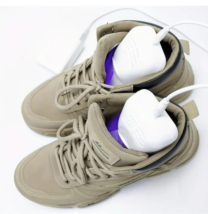 Electric Shoe Dryer Portable Children Boot Warmer Tool Deodorant Device Foot Protector Shoe Space Heater Shoe Heater Shoe Warmer Children Boot Warmer Sandal Dryer (Pack of 1)(White)