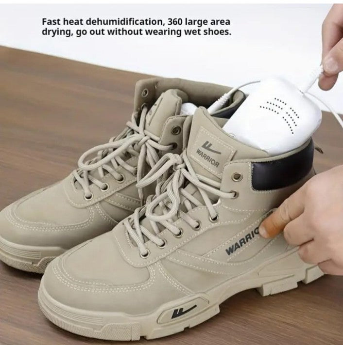 Electric Shoe Dryer Portable Children Boot Warmer Tool Deodorant Device Foot Protector Shoe Space Heater Shoe Heater Shoe Warmer Children Boot Warmer Sandal Dryer (Pack of 1)(White)
